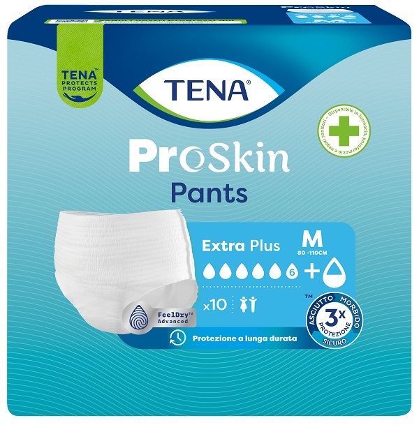 TENA PANTS EXTRA PLUS M 10 PEZZI - farmachicca