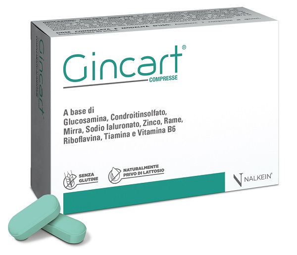 GINCART 30 COMPRESSE RIVESTITE DA 1,25 G SENZA GLUTINE NATURALMENTE PRIVO DI LATTOSIO - farmachicca