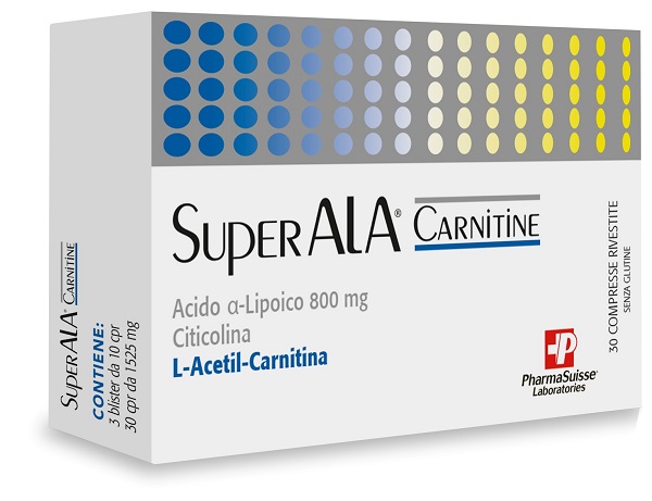 SUPERALA CARNITINE 30 COMPRESSE - farmachicca