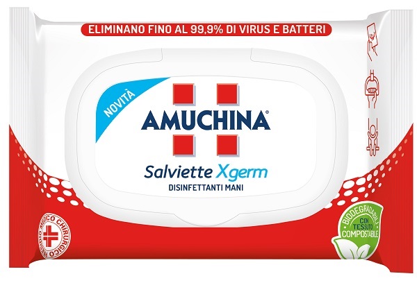 AMUCHINA XGERM SALVIETTINE MANI 20 PEZZI - farmachicca