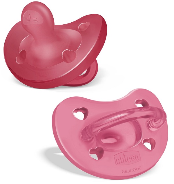 CHICCO GOMMOTTO SILICONE ROSA 16-36 MESI 2 PEZZI - farmachicca