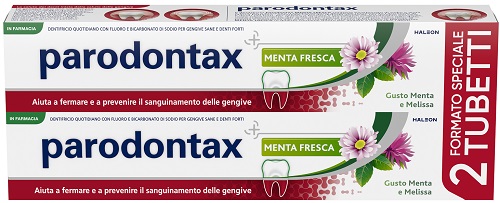 PARODONTAX BIPACK MENTA FRESCA 2 X 75 ML - farmachicca
