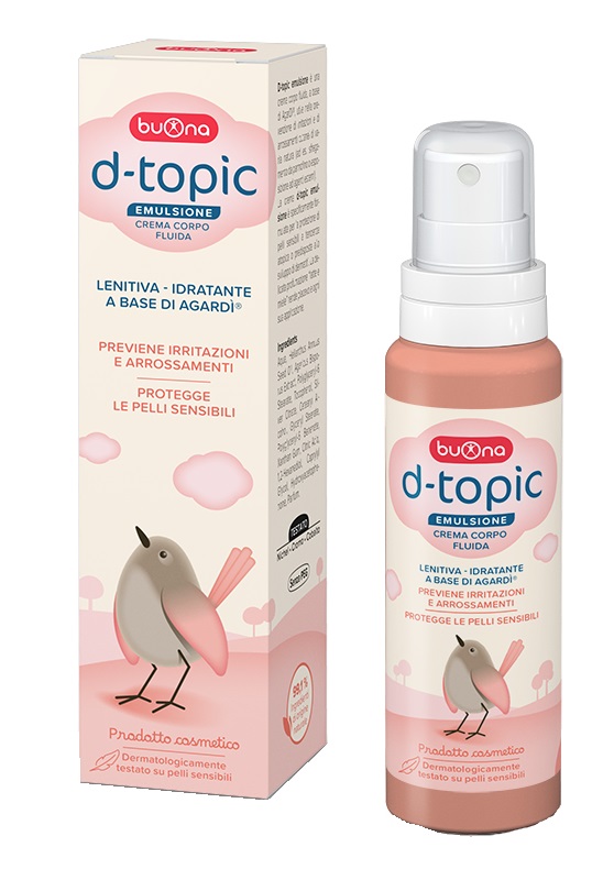 DTOPIC EMULSIONE CREMA CORPO FLUIDA LENITIVA IDRATANTE A BASE DI AGARDI' 100 ML - farmachicca