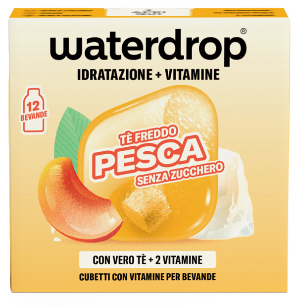 WATERDROP ICE TEA PESCA 12 CUBETTI - farmachicca