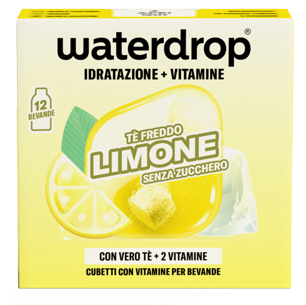 WATERDROP ICE TEA LIMONE 12 CUBETTI - farmachicca
