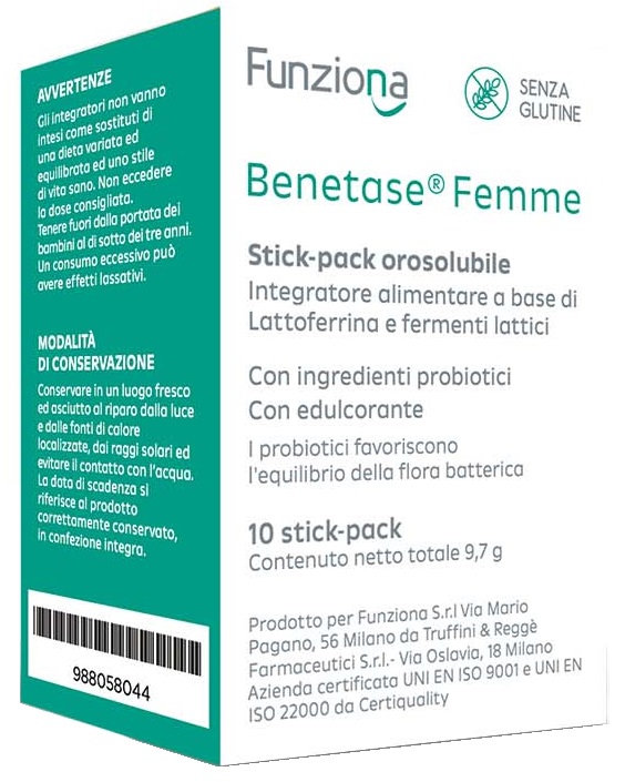 BENETASE FEMME 10 STICK PACK - farmachicca