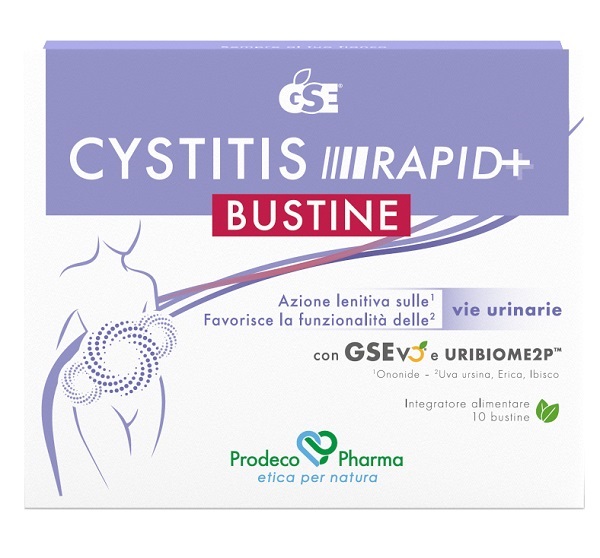 GSE CYSTITIS RAPID+ 10 BUSTINE - farmachicca