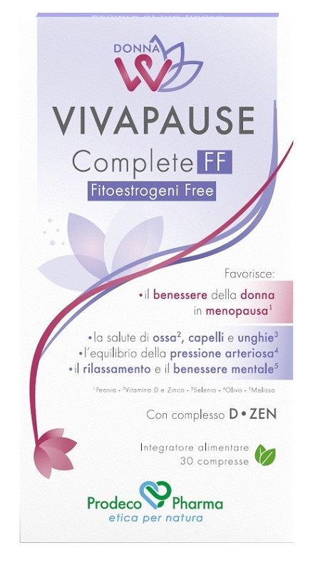 DONNAW VIVAPAUSE COMPLETE FF 30 COMPRESSE - farmachicca