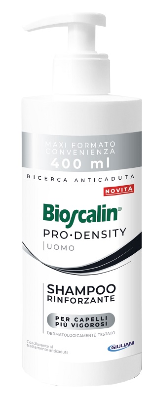 BIOSCALIN PRO DENSITY UOMO SHAMPOO RINFORZANTE 400 ML - farmachicca
