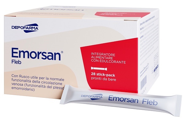 EMORSAN FLEB 28 STICK DA 15 ML - farmachicca