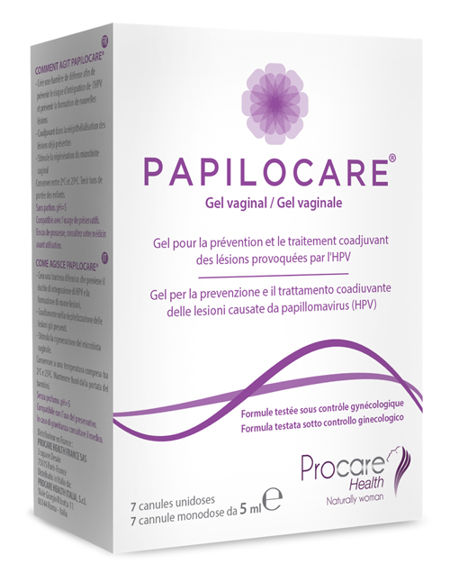 PAPILOCARE GEL VAGINALE 7 CANNULE MONODOSE X 5 ML - farmachicca