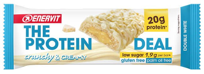 ENERVIT PROTEIN DEAL BAR DOUBLE WHITE 55 G - farmachicca