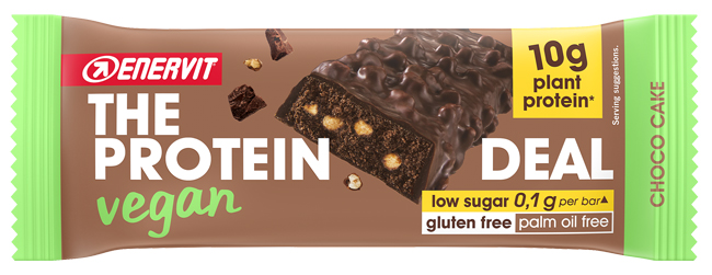 ENERVIT PROTEIN DEAL CHOCO CAKE VEGAN 40 G - farmachicca