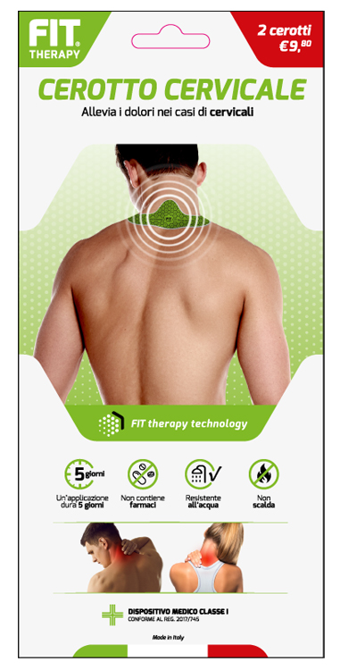 FIT THERAPY CEROTTO CERVICALE 2 PEZZI - farmachicca