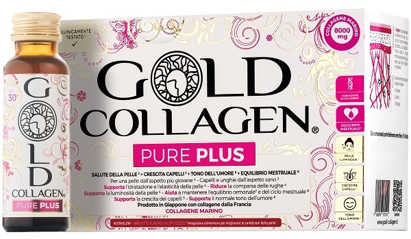 GOLD COLLAGEN PURE PLUS 10 FLACONCINI DA 50 ML - farmachicca