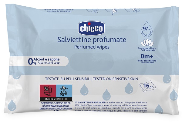 CHICCO SALVIETTE POCKET 16 PEZZI - farmachicca