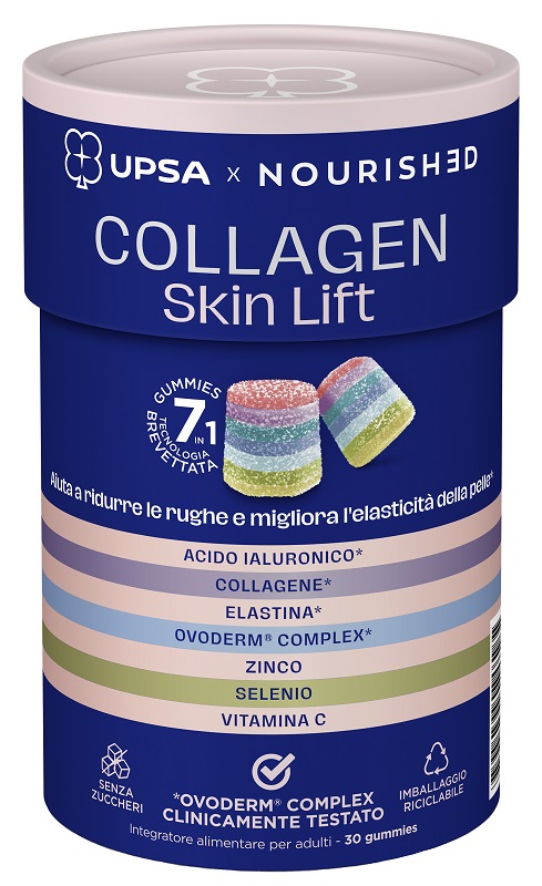 UPSA X NOURISHED COLLAGEN SKIN LIFT 30 GUMMIES - farmachicca
