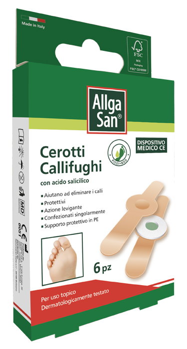 CEROTTO CALLIFUGO ALLGASAN 6 PEZZI - farmachicca