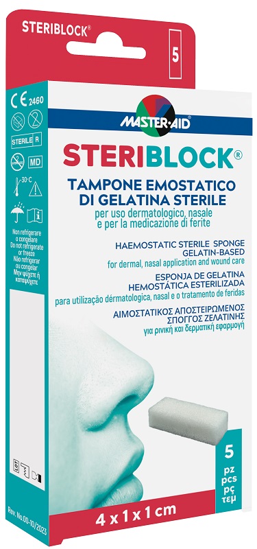 MASTER-AID STERIBLOCK TAMPONE EMOSTATICO - farmachicca