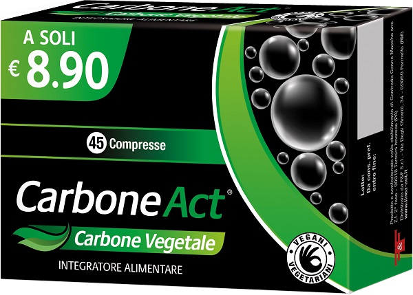 CARBONE ACT 45 COMPRESSE - farmachicca