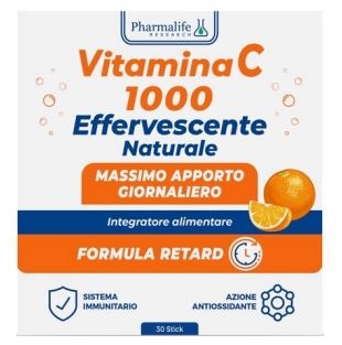 VITAMINA C 1000 EFFERVESCENTE NATURALE 30 STICK - farmachicca