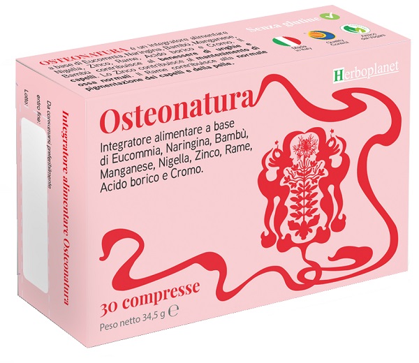 OSTEONATURA 30 COMPRESSE SENZA GLUTINE - farmachicca
