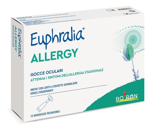 GOCCE OCULARI EUPHRALIA ALLERGY 15 MONODOSE - farmachicca
