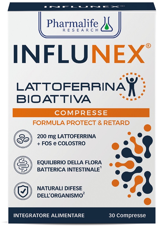 INFLUNEX LATTOFERRINA BIOATTIVA 30 COMPRESSE - farmachicca
