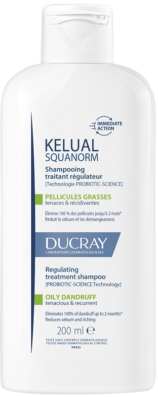 KELUAL SQUANORM SHAMPOO ANTI FORFORA GRASSA 200 ML - farmachicca
