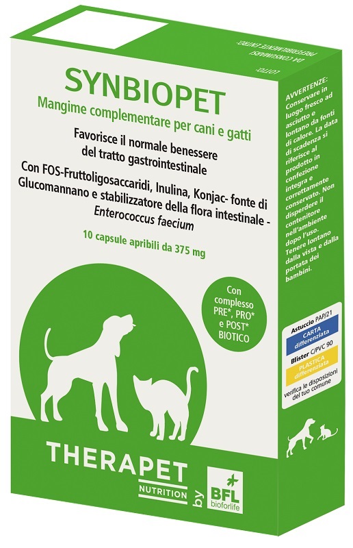 SYNBIOPET THERAPET 10 CAPSULE - farmachicca