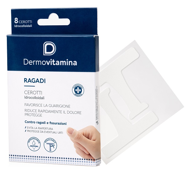 DERMOVITAMINA RAGADI CEROTTI 8 PEZZI - farmachicca