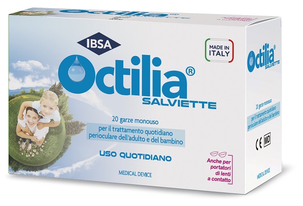 OCTILIA SALVIETTE PERIOCULARI 20 GARZE IN VISCOSA NON STERILI - farmachicca