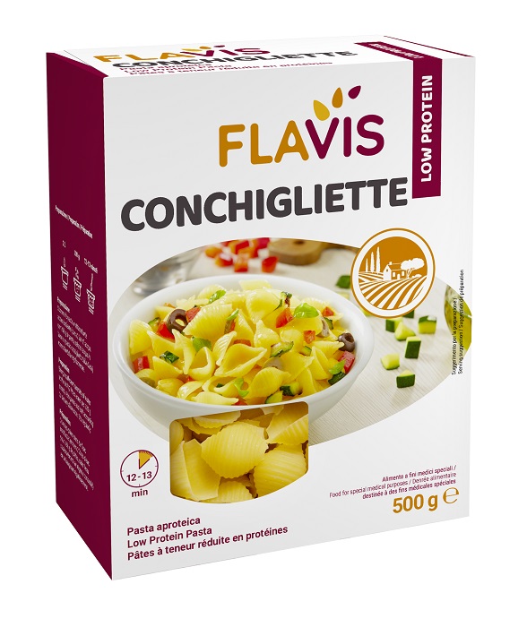 FLAVIS CONCHIGLIETTE APROTEICHE 500 G - farmachicca