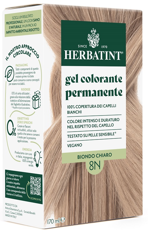 HERBATINT 8N BIONDO CHIARO 170 ML - farmachicca