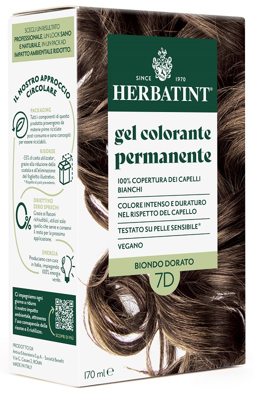 HERBATINT 7D BIONDO DORATO 170 ML - farmachicca