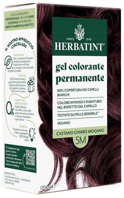 HERBATINT 5M CASTANO CHIARO MOGANO 170 ML - farmachicca