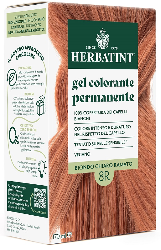 HERBATINT 8R BIONDO CHIARO RAMATO 170 ML - farmachicca