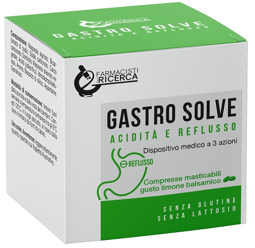 FPR GASTRO SOLVE ACIDITA' E REFLUSSO 40 COMPRESSE MASTICABILI - farmachicca