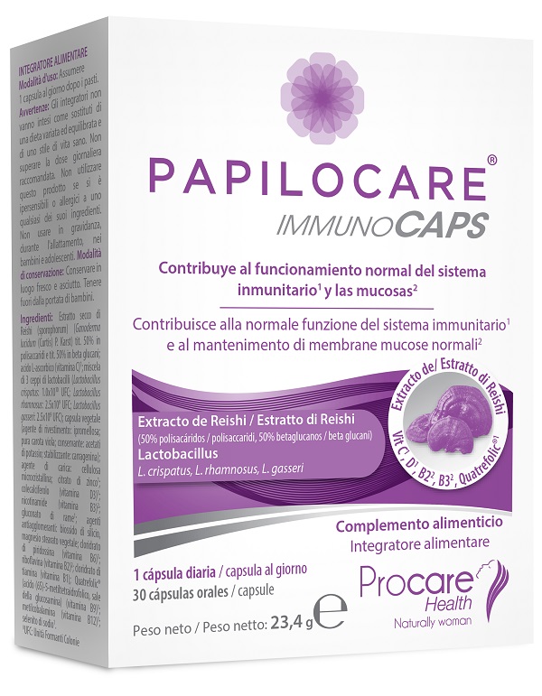 PAPILOCARE IMMUNOCAPS 30 CAPSULE - farmachicca
