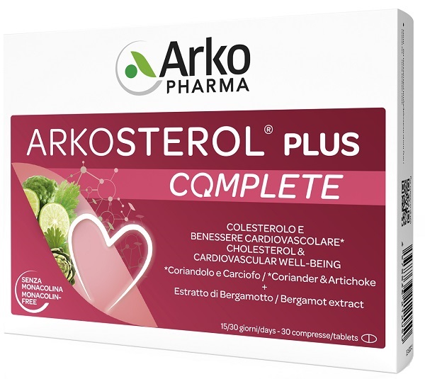 ARKOSTEROL PLUS COMPLETE 30 COMPRESSE - farmachicca