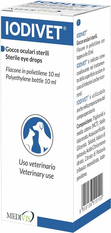 IODIVET SOLUZIONE OFTALMICA 10 ML - farmachicca