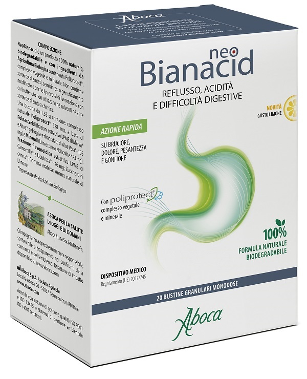 NEOBIANACID 20 BUSTINE LIMONE - farmachicca
