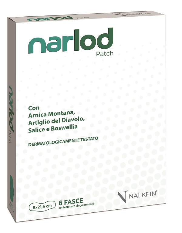NARLOD PATCH 8X21,5 CM 6 PEZZI - farmachicca