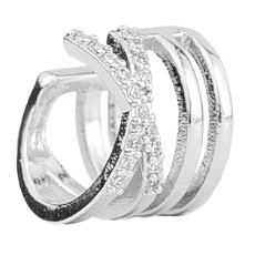 ATELIER 175 EAR CUFFIETTE INTRECCIO SILVER - farmachicca