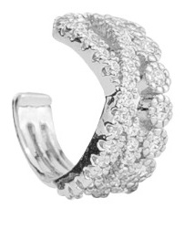 ATELIER 176 EAR CUFFIETTE REGALE SILVER - farmachicca
