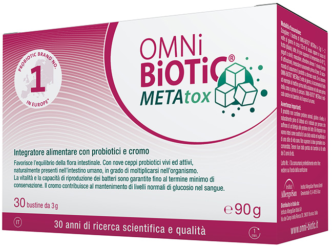 OMNI BIOTIC METATOX 30 BUSTINE 3 G SENZA GLUTINE SENZA LATTOSIO - farmachicca