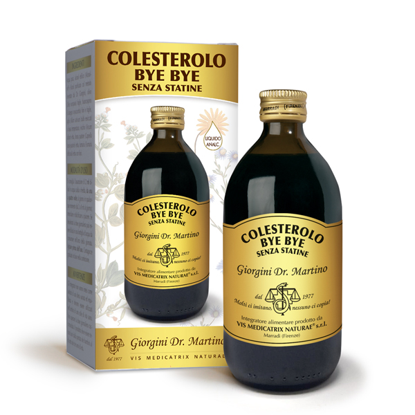 COLESTEROLO BYE BYE SENZA STATINE LIQUIDO ANALCOLICO 500 ML - farmachicca